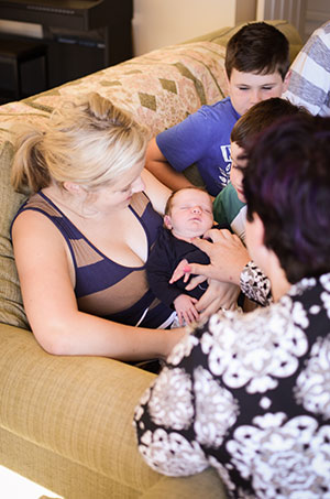 Care Midwifery with newborn